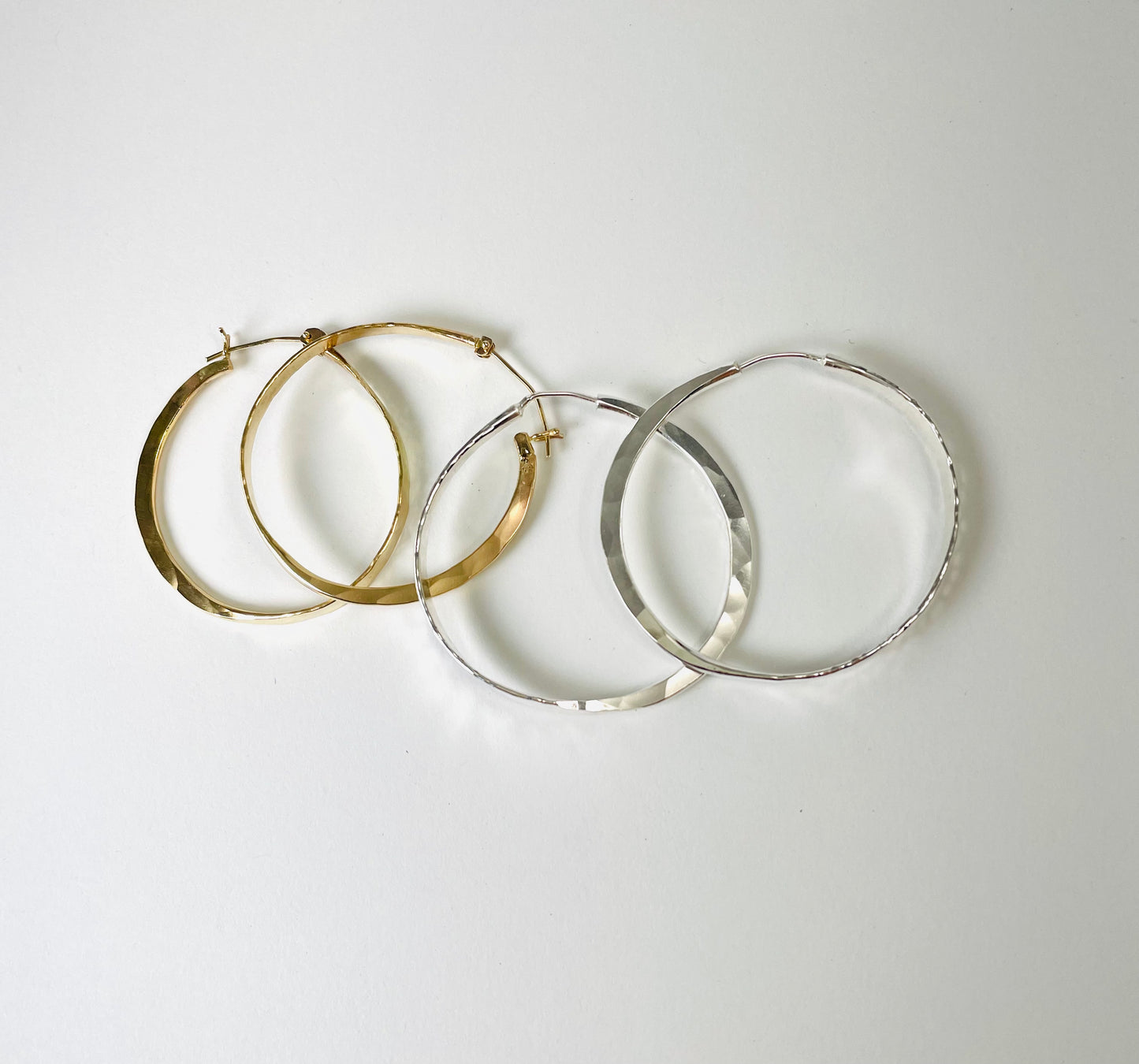 14K gold hoop earrings