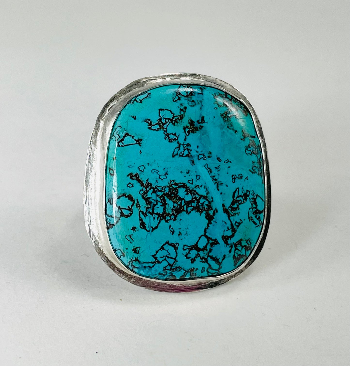 Turquoise ring in sterling silver